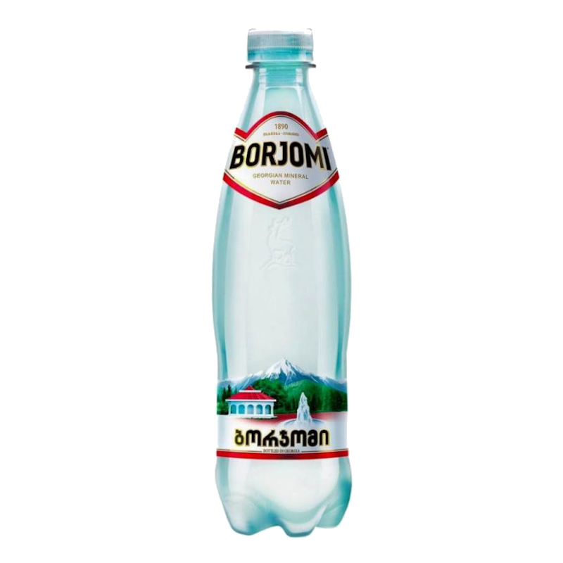 Вода мінеральна BORJOMI, сильногазована, 0,5л